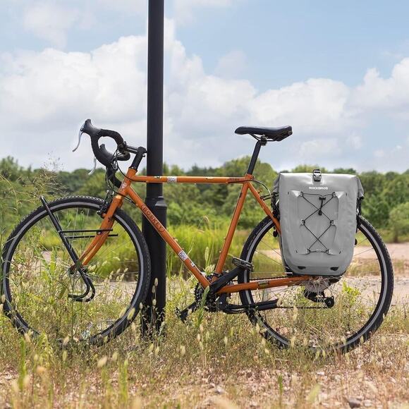 ROCKBROS Bike Pannier Waterproof Bike Rear Rack Bag Max 30L Large Capacity - Picture 9 of 10